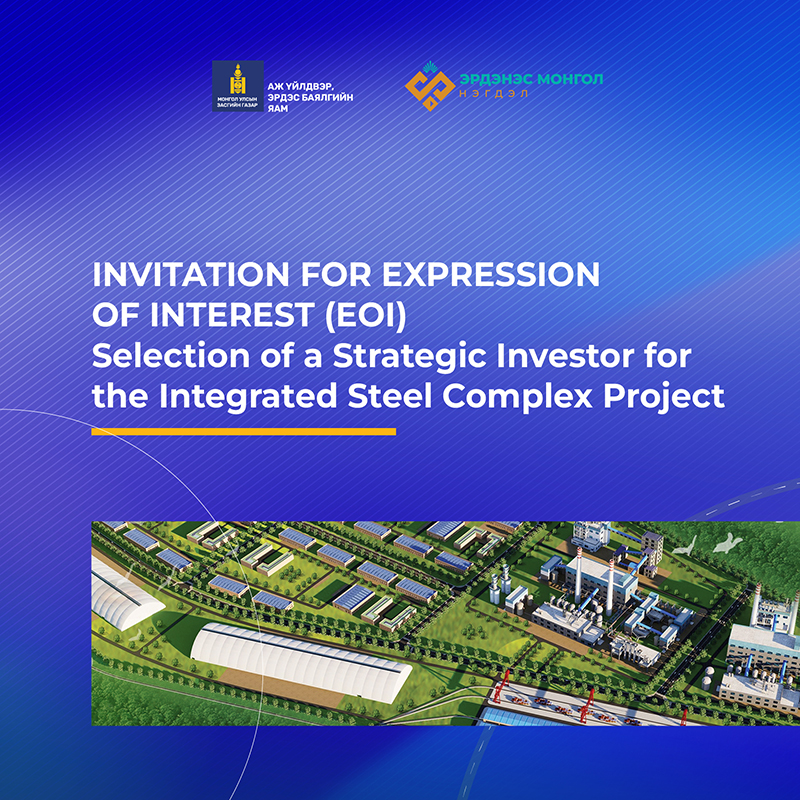INVITATION FOR EXPRESSION OF INTEREST (EOI) SELECTION OF A STRATEGIC INVESTOR FOR THE INTEGRATED STEEL COMPLEX PROJECT